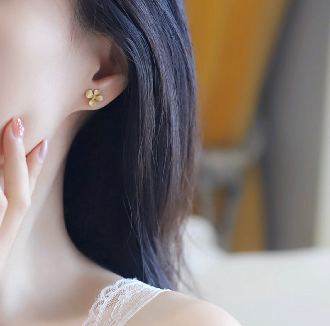 Golden Bloom Earrings