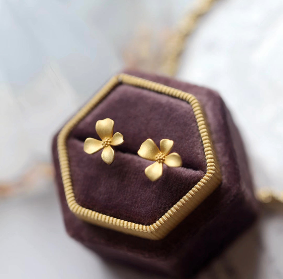 Golden Bloom Earrings