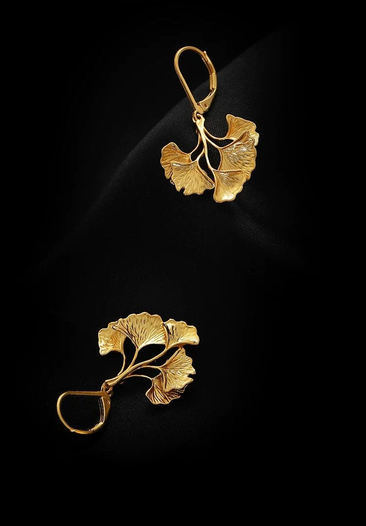 Golden fall Earrings