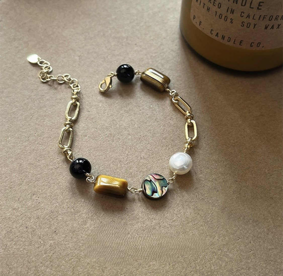 SUNSHINE GOLD PEARL BRACELET