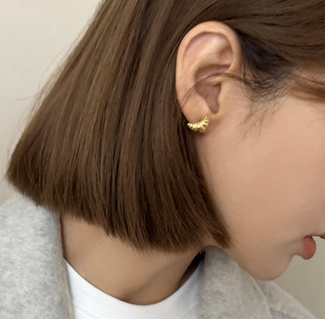 Croissant Curve Earrings